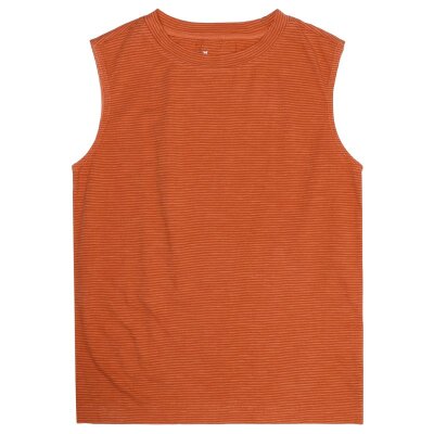 Slub Tanktop Red Stripe