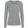 Longsleeve Wolle grau meliert S