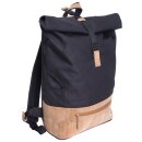 Rucksack Daily Raven Cream aus PET/ Kork