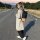 Rucksack Daily Raven Cream aus PET/ Kork
