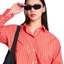 Oversized Bluse Mamro Cherry Red