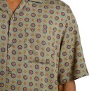 Marstrand Shirt Medallion Ditsy Green