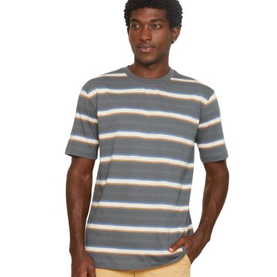 T-Shirt Epazote Stripes Dark Grey