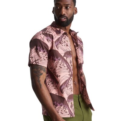Spindrift Shirt Print Pink Wave
