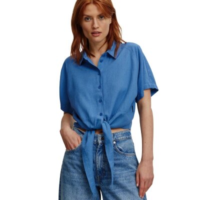 Bluse Ocra Electric Blue