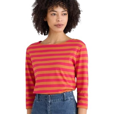 Sailor Top-Scallion Wild Raspberry