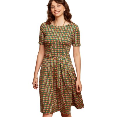 Betty Dress Rondine Ponderosa Green
