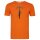 T-Shirt Bike Front Stamp Guide Black Heather Orange
