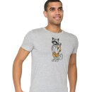 T-Shirt Animal Raccoon Hike Guide Heather Grey