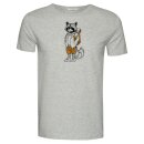 T-Shirt Animal Raccoon Hike Guide Heather Grey