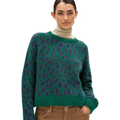Pullover Diliriaa Leopaa Emerald Green