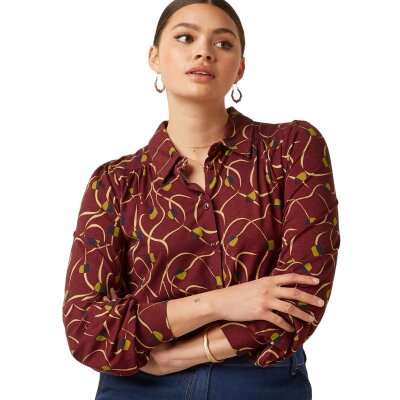 Carina Blouse Boogie Cabernet Red