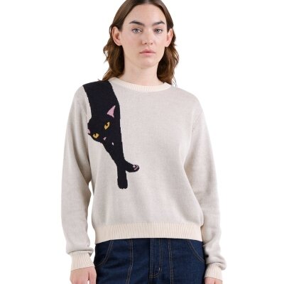 Sweater Arendal Long Cat Vanilla White