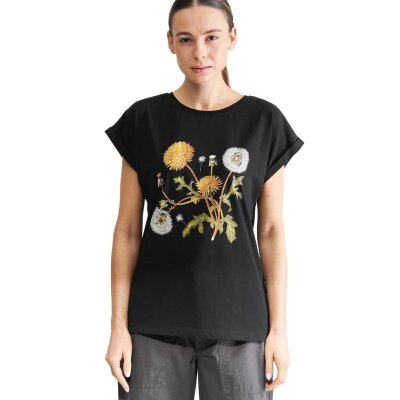Visby T-Shirt Dandelions Black