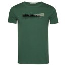 T-Shirt Nature Ice Fishing Guide Bottle Green