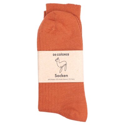 Socken aus Alpaka NEU 42-papaya-42-44