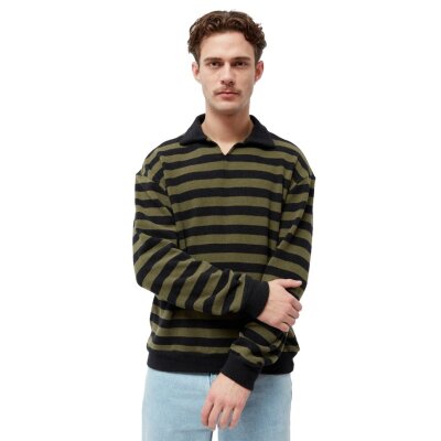 Sweater Bela Dark Grey / Khaki Stripe