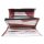 Portemonnaie Wallet Tarp XL Weiß Rot
