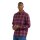 Shirt Rute Flannel Check Fig Red