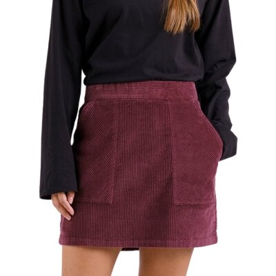 Skirt Majorna Corduroy Fig Red