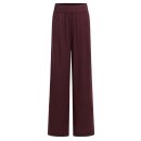 Hose mit weitem Bein Bordeaux