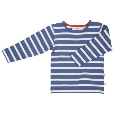 Longsleeve T-Shirt Breton Stripe Velvet Blue White