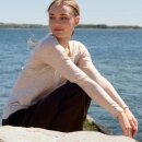 Longsleeve Wolle natur L