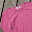 Longsleeve Wolle pink grape melange XL