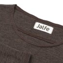 Longsleeve Wolle mokka melange L