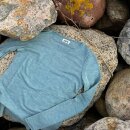 Longsleeve Wolle aqua melange L