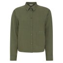 Amira Cropped Shirt Winter Moss