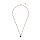 Halskette mit Karte Schwarzer Onyx