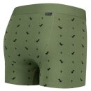 Boxer Brief 8-bit Dino Army green