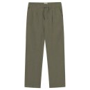 Fig Loose Linen Pants Burned Olive