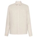 Linen Shirt Yarndyed Light Feather Gray