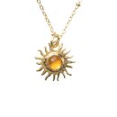 Reverie Citrine Necklace GP