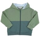 Sweat Jacke Colorpatch Sea Green