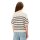 Stripe Linen Blend Sweater Undyed Tinted Navy