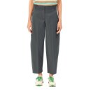 Barrel Leg Twill Pants