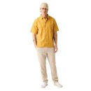 Relaxed structured Short Sleeve Shirt Amber Gold