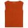 Linen Sleeveless T-Shirt Burnt Brick