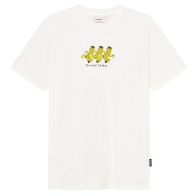 T-Shirt Stockholm Run Fasta Eat Pasta Off White