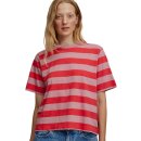 T-Shirt Azolla Stripes Peony Pink