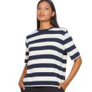 T-Shirt Azolla Stripes Dark Navy