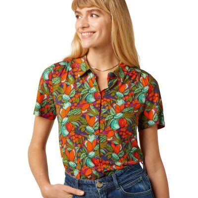 Maisie Blouse Puerto Strong Blue