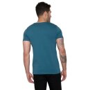 T-Shirt Bike Front Stamp Guide Blue Stone