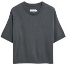 Linen Blend Knit Sweater Space Steel