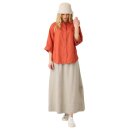 Organic Linen Shirt Burnt Brick