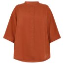 Organic Linen Shirt Burnt Brick