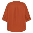 Organic Linen Shirt Burnt Brick